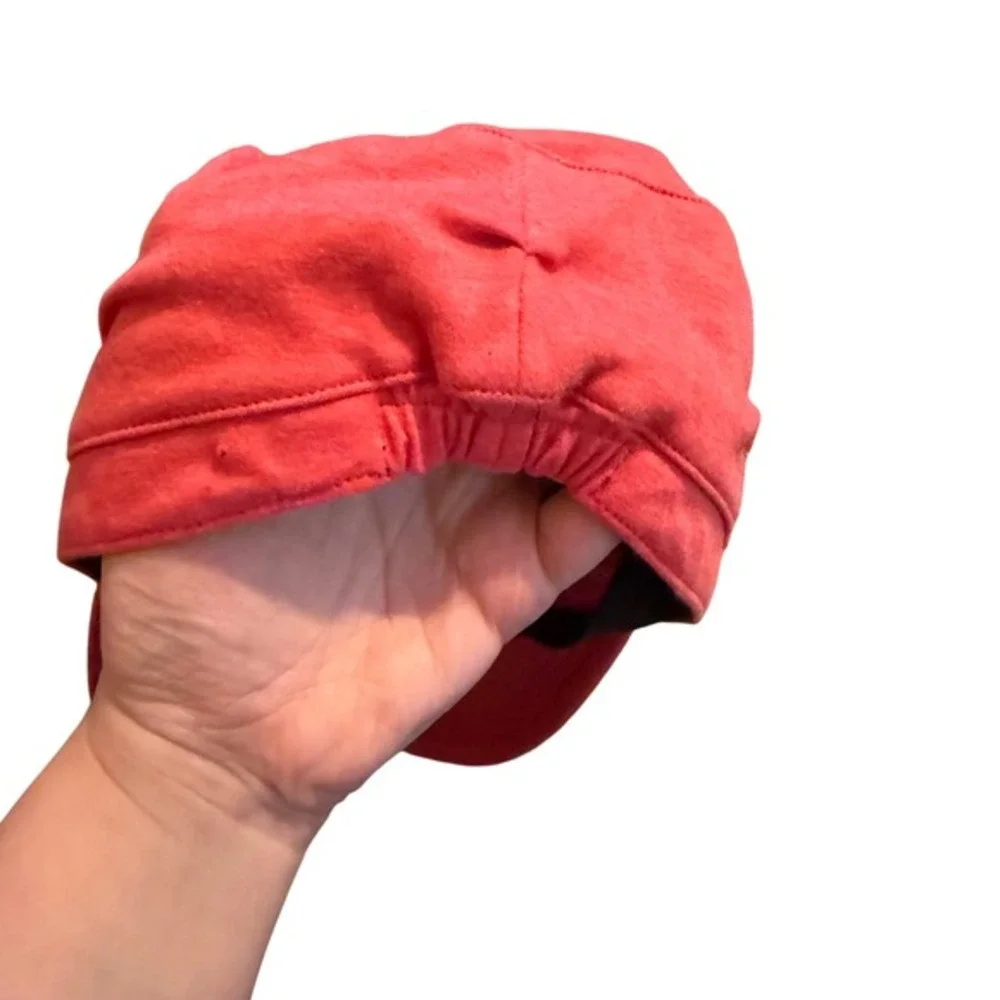 Y2K Carhartt Cadet Hat Cap Coral Pink Paris Hilton Bratz Grunge Military Style‎